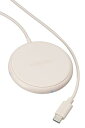 エレコム ワイヤレス充電器 Qi 正規認証品 コンパクトサイズ 5W ケーブル一体(1m) 滑り止めパッド 動作確認用LED USB充電器は別売り ピンク W-QA25PN