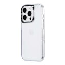 ルプラス(Leplus) iPhone 15 Pro スタンド搭載ハイブリッドケース 「UTILO Cam Stand」 ブラック TPU 亜鉛合金 保護 シェルカバー LN-I..