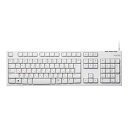 エレコム メンブレン式キーボード/108キー/USB/1000万回高耐久/ホワイト/Rohs準拠/法人向け/簡易パッケージ TK-FCM064WH/RS(2)