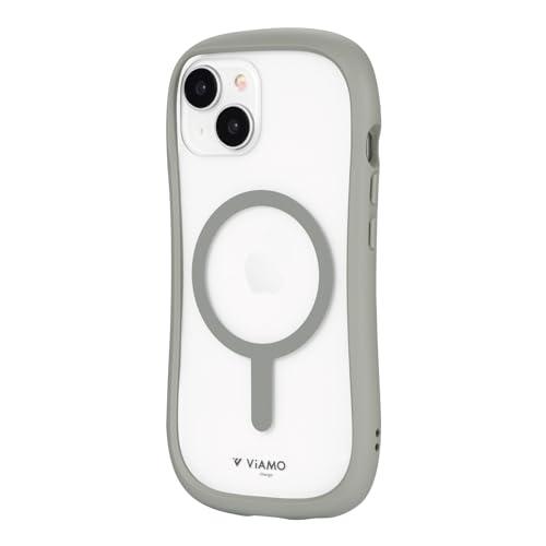 ルプラス(Leplus) iPhone 15/iPhone 14 MagSafe対応 高速充電対応・耐傷・耐衝撃ハイブリッドケース 「ViAMO charge」 ライトグレー TP..