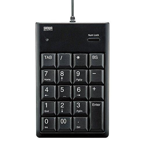 サンワサプライ テンキー 有線USB A接続 薄型メンブレン ブラック NT-16UBKN サンワサプライ テンキー 有線USB A接続 薄型メンブレン ブラック NT-16UBKN