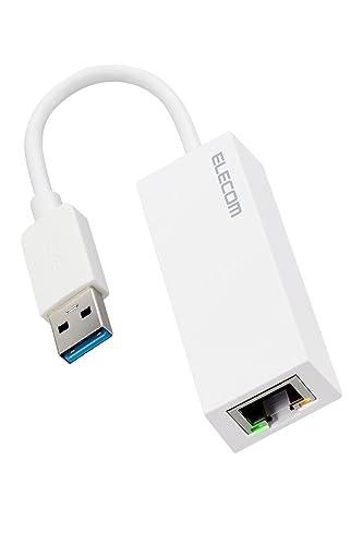 エレコム 有線LANアダプター USB3.2 (Gen1) ギガビット対応 ホワイト EDC-GUA3V2-W