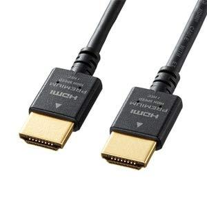 サンワサプライ プレミアムHDMIケーブル(スリムタイプ) KM-HD20-PS15 サンワサプライ プレミアムHDMIケーブル(スリムタイプ) KM-HD20-PS15