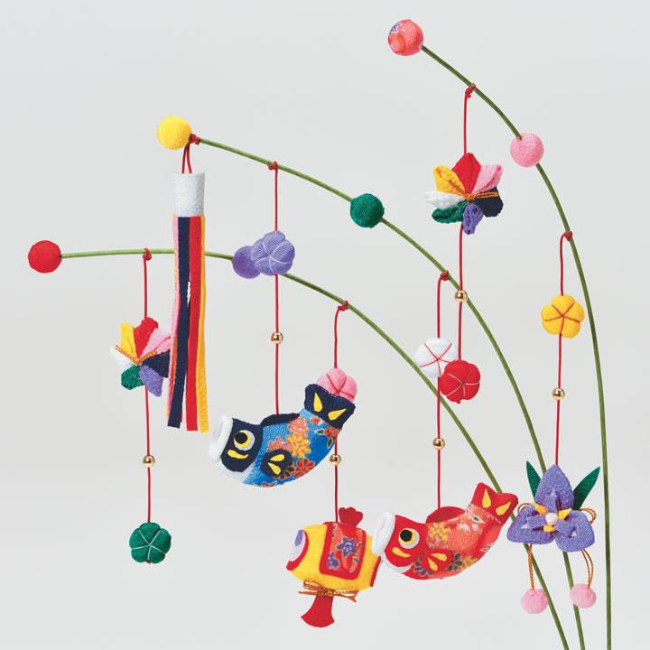 タカギ繊維 Panami 端午の節句 ちりめんキット 京ちりめんつり草飾り にぎやかこいのぼり ※つり草用スタンドTD-13・壁掛けTD-14(別売り) LH-...