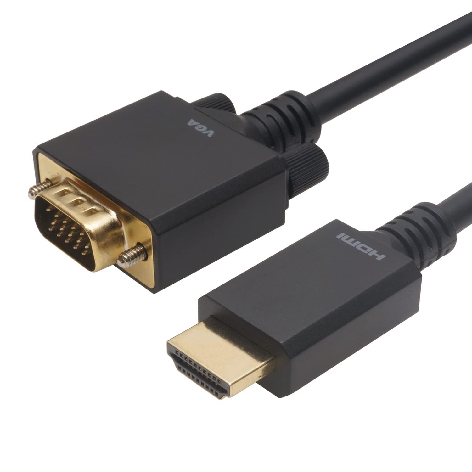 ホーリック HDMI→VGA変換ケーブル 2m HAVG20-709BB