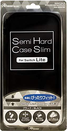 Switch Lite用 セミハードケース スリム ブラック