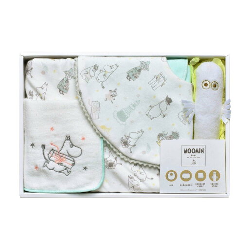 DADWAY(ダッドウェイ) MOOMIN BABY ムーミンベビー ギフトセット/M/ニョロニョロ 洋服 おもちゃ 出産祝い STMB002200021 DADWAY(ダッドウェイ) MOOMIN BABY ムーミンベビー ギフトセット/M/ニョロニョロ 洋服 おもちゃ 出産祝い STMB002200021