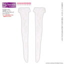 FAO253-WHT AZO2 レーシィニーハイストッキング ホワイト