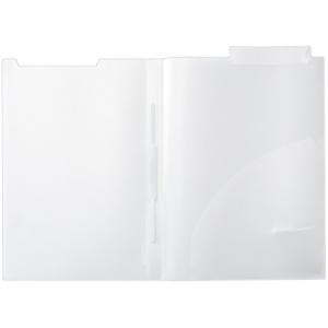 リヒトラブ カルテフォルダー ファスナー付 A4ヨコ 見出し紙付 上見出しタイプ HK7718U-ミ 1箱(200枚)