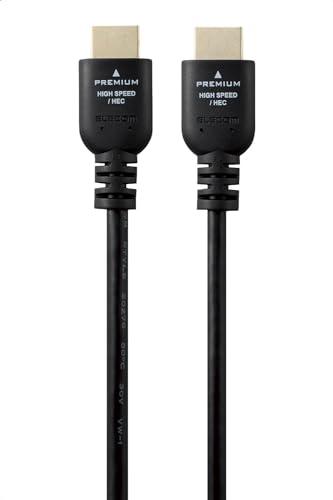 쥳 HDMI ֥ 1.5m ץߥ 4K2K(60Hz) Premium HDMI(R) CableǧںѤߡ Υڸ3ť Ӥɤå ֥å CAC-HDP15BK2