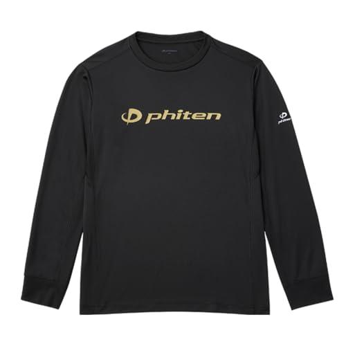 [ファイテン] Tシャツ RAKUシャツ ブラック/ゴールド 2XO(4)