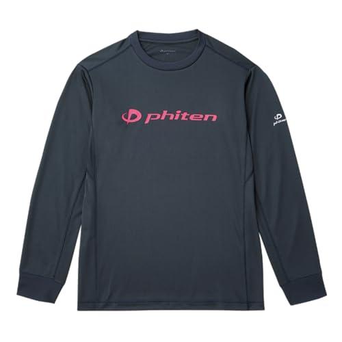 [ファイテン] Tシャツ RAKUシャツ ネイビー/ピンク O