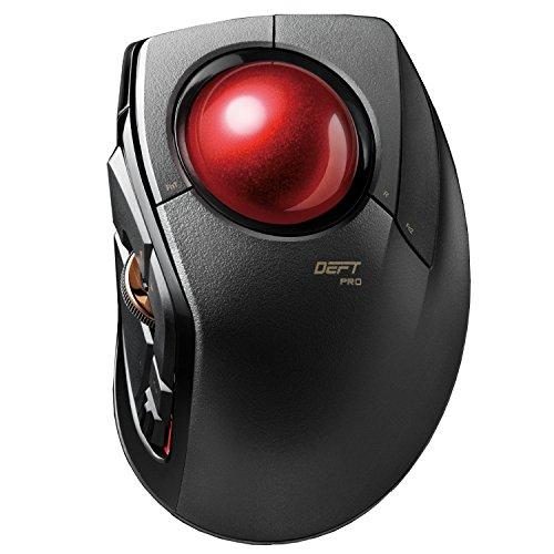 エレコム マウス 有線/ワイヤレス/Bluetooth トラックボール人差指 中型ボール 8ボタン チルト機能 ブラック M-DPT1MRXBK エレコム マウス 有線/ワイヤレス/Bluetooth トラックボール人差指 中型ボール 8ボタン チルト機能 ブラック M-DPT1MRXBK
