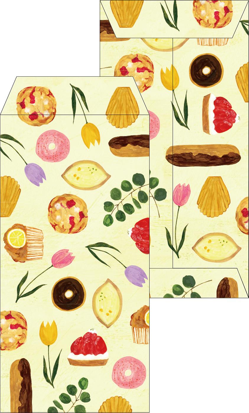 エルコミューン ぽち袋 Ayu Iwashima 長ぽち袋 スイーツ IWS-042