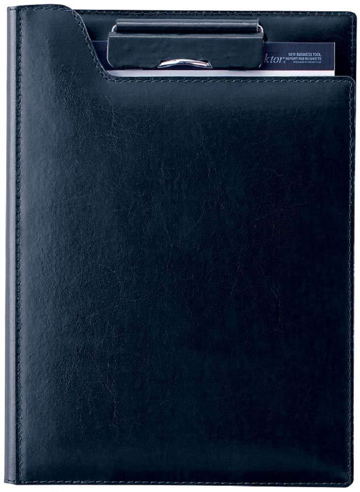 レイメイ藤井 クリップファイル zeitVektor A5 革製 ネイビー ZVF605K