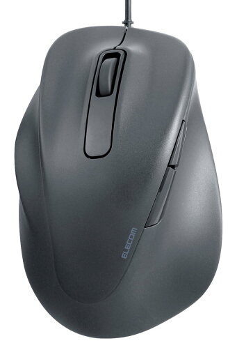 エレコム 有線マウス 静音 EX-G 2023年モデル 左手用 XLサイズ 5ボタン 「AskDoctors評価サービス」認証 抗菌 ブラック M-XGXL31UBSKBK エレコム 有線マウス 静音 EX-G 2023年モデル 左手用 XLサイズ 5ボタン 「AskDoctors評価サービス」認証 抗菌 ブラック M-XGXL31UBSKBK