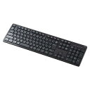 サンワサプライ ワイヤレス静音キーボード SKB-WL37BK