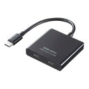 サンワサプライ USB Type-C ハブ(3ポート) Type-C×2 PD専用ポート×1 USB-3TCP12BK(2)