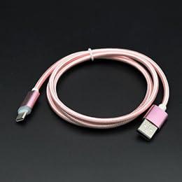 【5個セット】 日本トラストテクノロジー Type-C充電おしらせケーブル 1m ピンク JTINDTC-PKX5