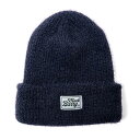 MACK BARRY(マクバリー) CLASSIC LABEL SOFT CANDY BEANIE 大きいサイズ ニットキャップ ニット帽 男女兼用 メンズ レディース ヒップホップ スポーツ ジム ダンス おしゃれ かわいい シンプル ブラック アクリル (ネイビー)(4)