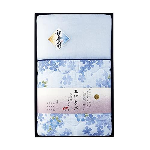 和の色彩 三河木綿 ダブルガーゼ肌掛けふとん B9149116