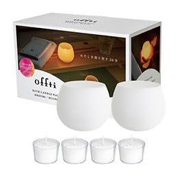 【3個セット】 ペガサスキャンドル offti バスキャンドル プカ ピュアリリー offti-06663301X3