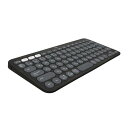ロジクール ワイヤレスキーボード PEBBLE KEYS 2 K380sGR 薄型 軽量 415g 小型 Bluetooth Logi Bolt ワイヤレス 無線 キーボード Easy-Switch 日本語配列 電池寿命36ケ月 Windows Mac iPad iOS Android Chrome K380s グラファイト 国内正規品(2)
