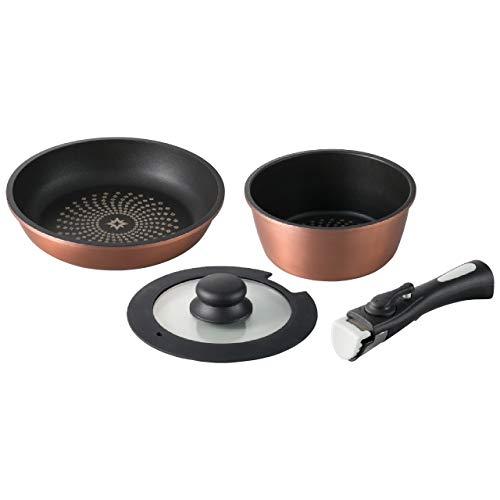 ククナ ダイヤモンドコート着脱鍋4点セットB 2142-076