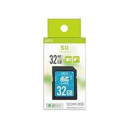 【20個セット】 Lazos SDHCメモリーカード 32GB CLASS10 紙パッケージ L-B32SDH10-U1X20