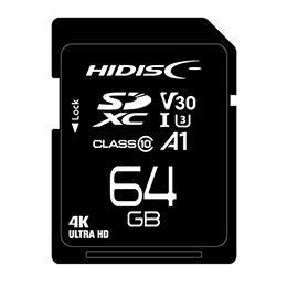 【5個セット】 HIDISC 超高速SDXCカード 64GB CLASS10 UHS-I Speed class3 A1対応 HDSDX64GCL10V30X5
