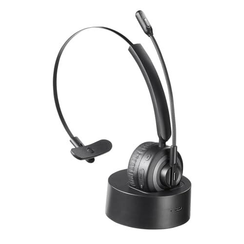 サンワサプライ Bluetoothヘッドセット(ノイズキャンセル機能・充電クレードル付き) MM-BTMH66BK サンワサプライ Bluetoothヘッドセット(ノイズキャンセル機能・充電クレードル付き) MM-BTMH66BK