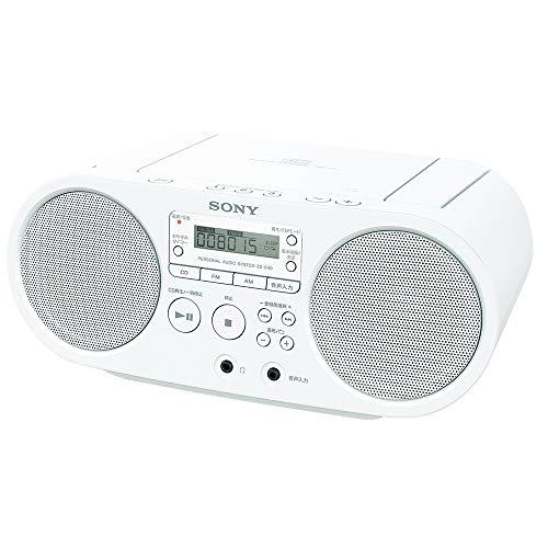 SONY ソニー CDラジオ ホワイト ZS-S40-W