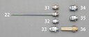 エスコ(ESCO) 静音ノズル(EA123ABシリーズ用) M12 EA123AB-36