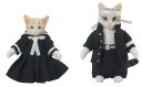 DIGKawaiiACTION 『なめ猫』 又吉 & トラ子 セット 全高約70mm/60mm ノンスケール PVC製 塗装済み 完成品 フィギュア