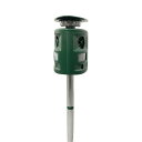 SaiEL 害鳥害獣撃退器 360° 全方位 ソーラー 超音波 撃退音 LEDフラッシュ PI66 害獣 害鳥 野鳥 ハト カラス ネズミ キツネ テン イタチ...