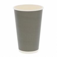 HEIKO ペーパーカップ アイス・ホット兼用 16オンス 口径90mm ライトクレー 25個入 004535937