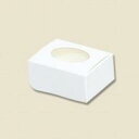 ヘイコー 箱 窓付 ニュータックインボックス シロ SS 8x6x3.8cm 10枚
