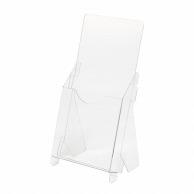 HEIKO PET製 組み立てパンフレットスタンド A4三つ折りサイズ 5枚入 007306392