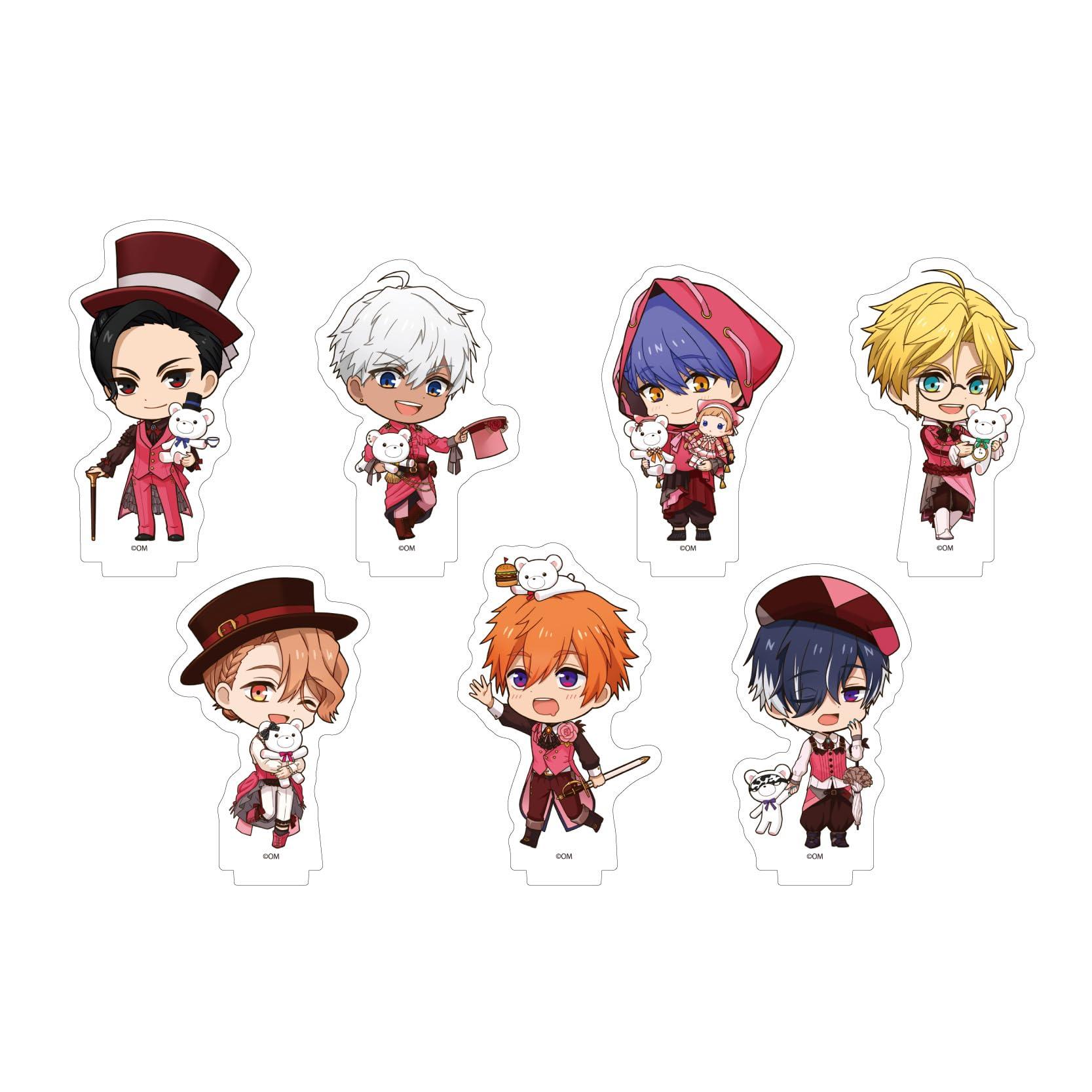 Obey Me! 08 バレンタインver. [ミニキャライラスト] アクリルぷちスタンド 7個入りBOX
