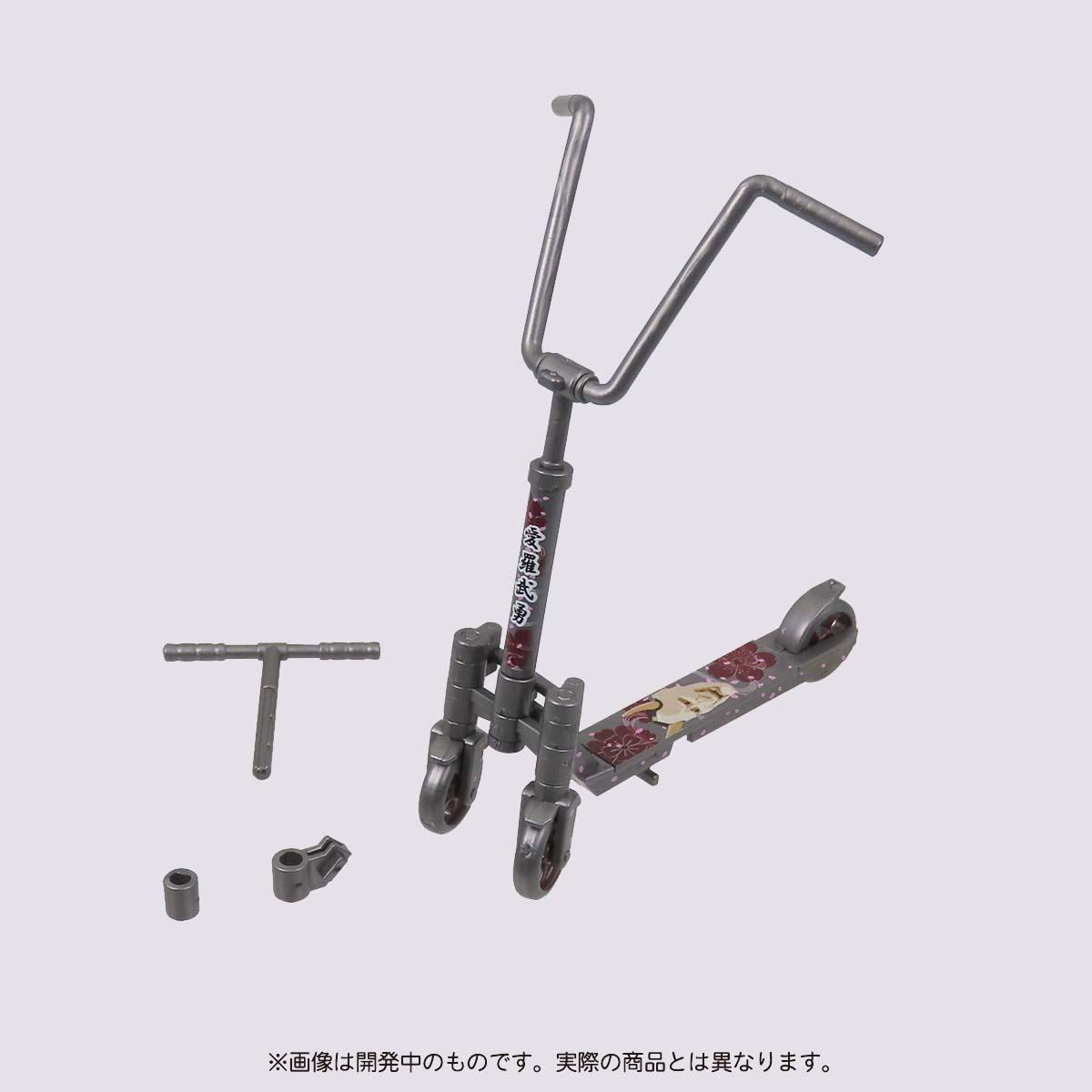 エムアイシー プリプラ フィギュアの遊び キックボード 和族柄 フルカラー 印刷済み プラキット