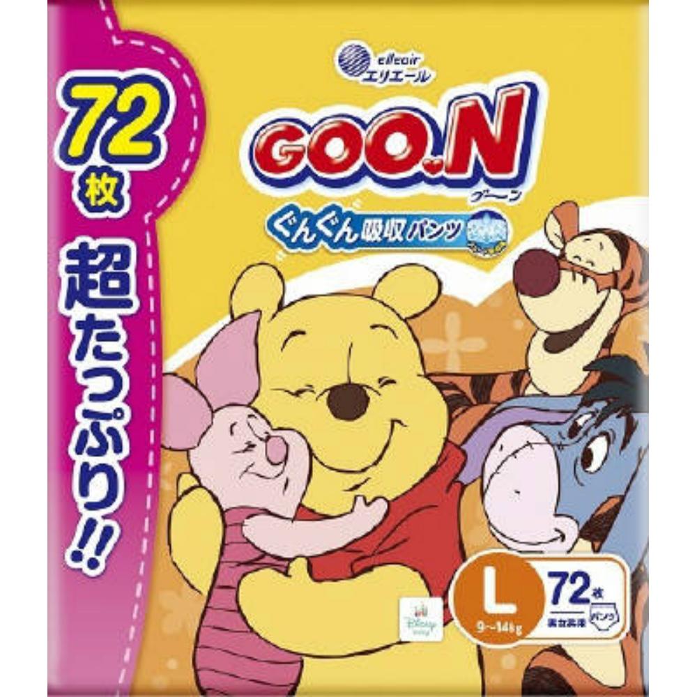 大王製紙 グーンぐんぐん吸収パンツLサイズ 超たっぷり 72枚