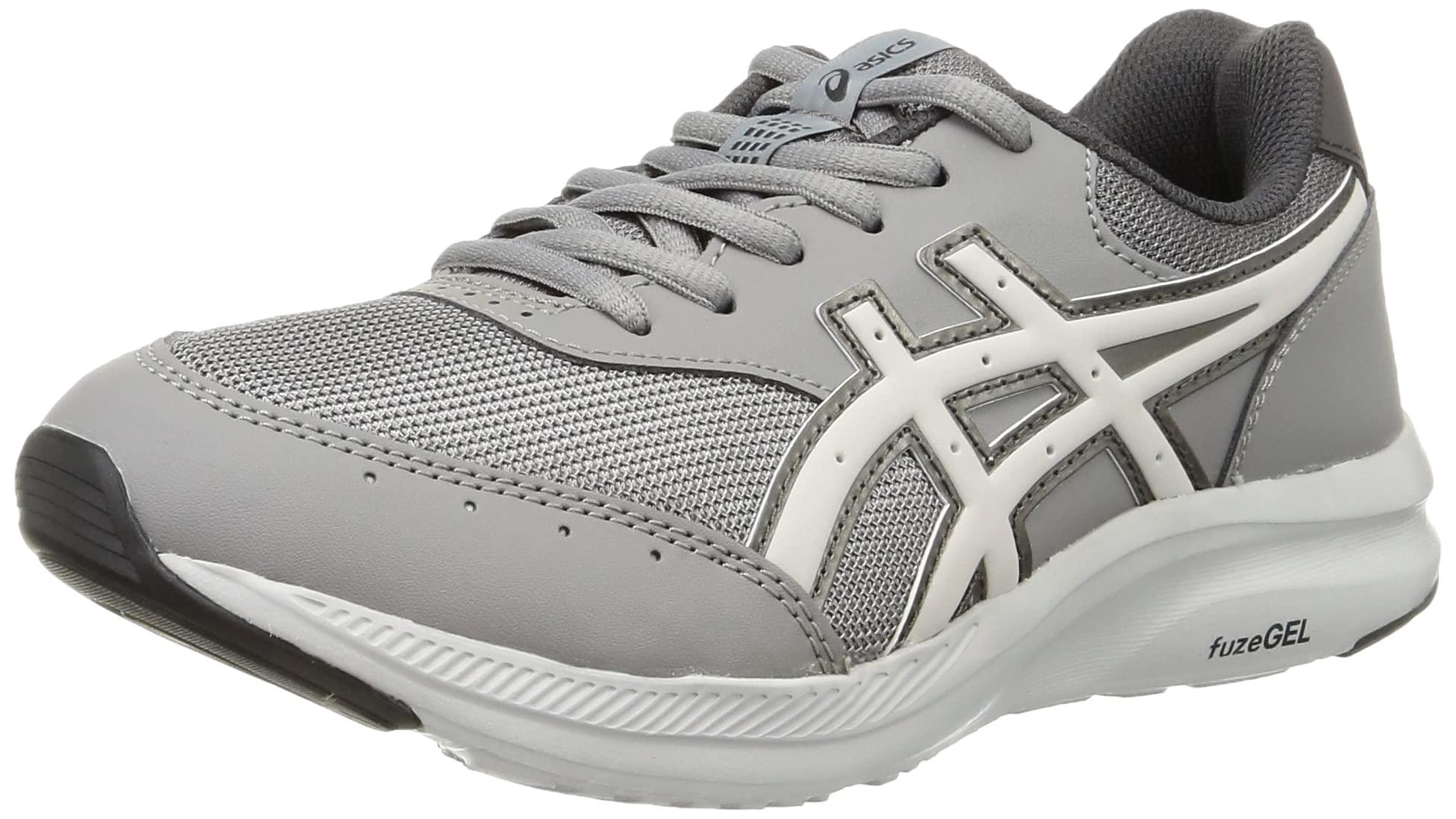 [アシックスウォーキング] ファスナー付きスニーカー ゲルファンウォーカー メンズ グレー 042 メッシュ 25.0 cm 4E