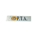 腕章くん 差し替えシート【PTA】(文字色:黒) P.T.A.
