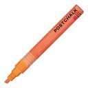 呉竹 ZIG ポストチョークマーカー ウェットワイプ 6mm オレンジ POST-500A-070S