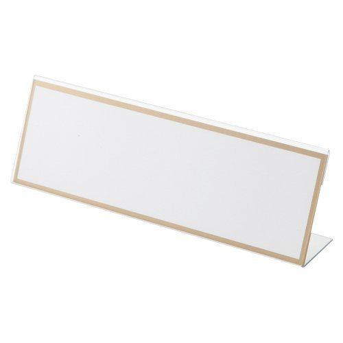 L型カード立PET製