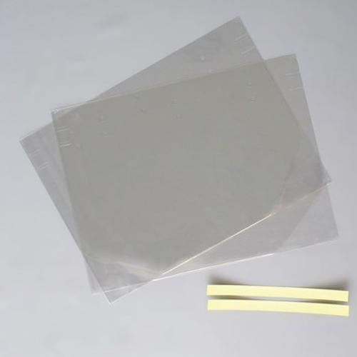 [EA800Pー120用]交換用シールド(2枚) シールド:330(W)×0.3(D)×245(H)mm 透明フィルム:約13×180mm