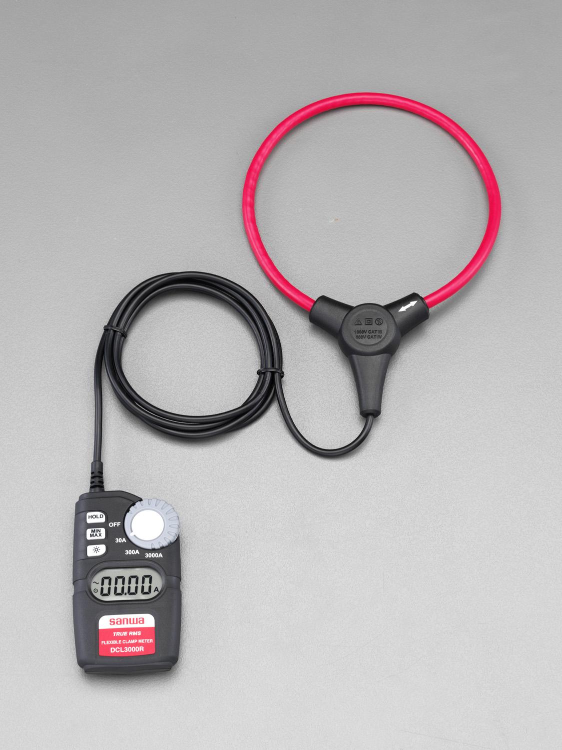 クランプメーター(デジタル・φ150mmセンサー) 70(W)×26(D)×120(H)mm(CT除く)