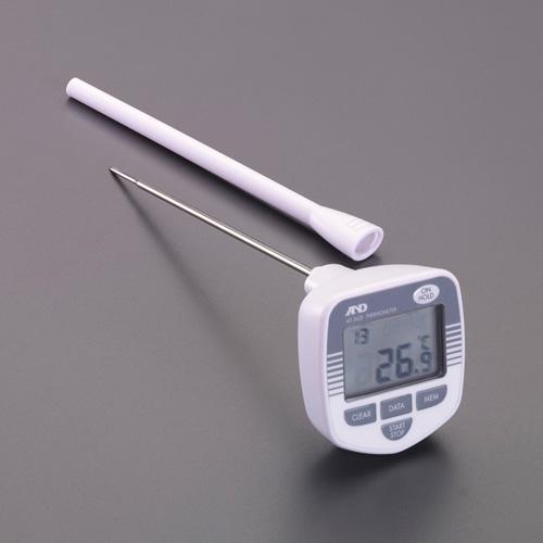 ー40?C~200°C防水型デジタル温度計 本体:55(W)×55(D)×178(H)mm、 センサー:φ3×130mm(先端部:φ2×18mm)