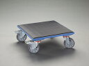 500x500mm/400Kgドーリー(木製/ゴム張) 500×500mm