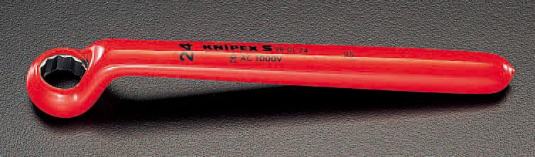 エスコ 16mm片口メガネレンチ(絶縁) EA640LB-16